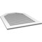 Ekena Millwork Octagonal Top Surface Mount PVC Gable Vent: Functional, w/ 3-1/2"W x 1"P Standard Frame, 30"W x 40"H GVPOT30X4001SF - alternate 5